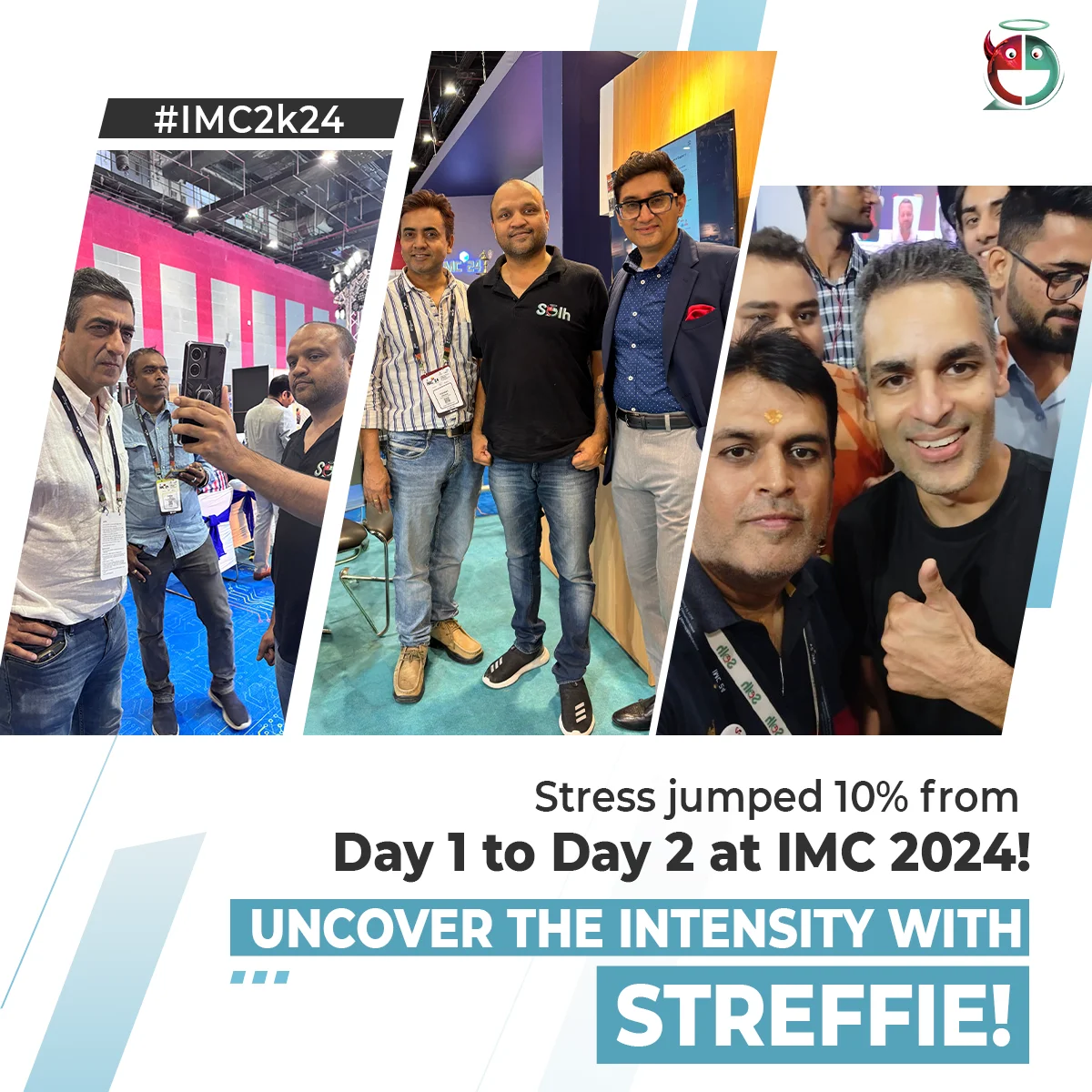 Streffie at India Mobile Congress 2024: Measuring Stress in Real-Time